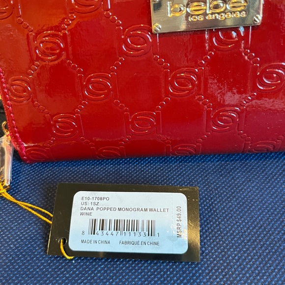 Bebe red wallet - Picture 2 of 5